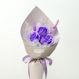 3 Soap Roses Bouquet (Cone Wrapping)
