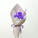 3 Soap Roses Bouquet (Cone Wrapping)