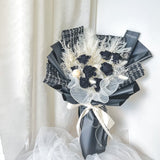 Midnight Lovers Black Preserved Rose Bouquet