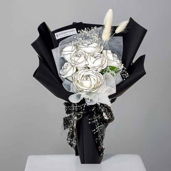 7 Roses - Luxe Collection Soap Bouquet - Aromatears flowerRose