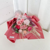 Pink - 5 Preserved Roses Bouquet