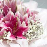 Lily - Fresh Flowers Round Bouquet