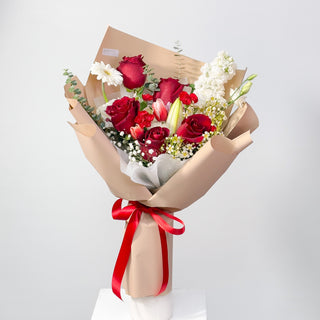 Red Mixed - Designer's Choice Fresh Bouquet - Aromatears flower Designer Choice