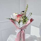 romance, florist, flower bouquet, I love you, flower delivery, pink bouquet, mini bouquet