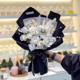 12 Roses - Luxe Collection Soap Bouquet - Aromatears flower Soap Roses