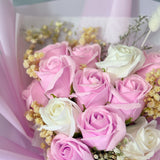 12 Soap Roses Bouquet - Aromatears flower Roses