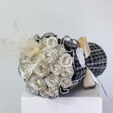 20 Roses - Luxe Collection Soap Rose Round Bouquet - Aromatears flower Soap Roses