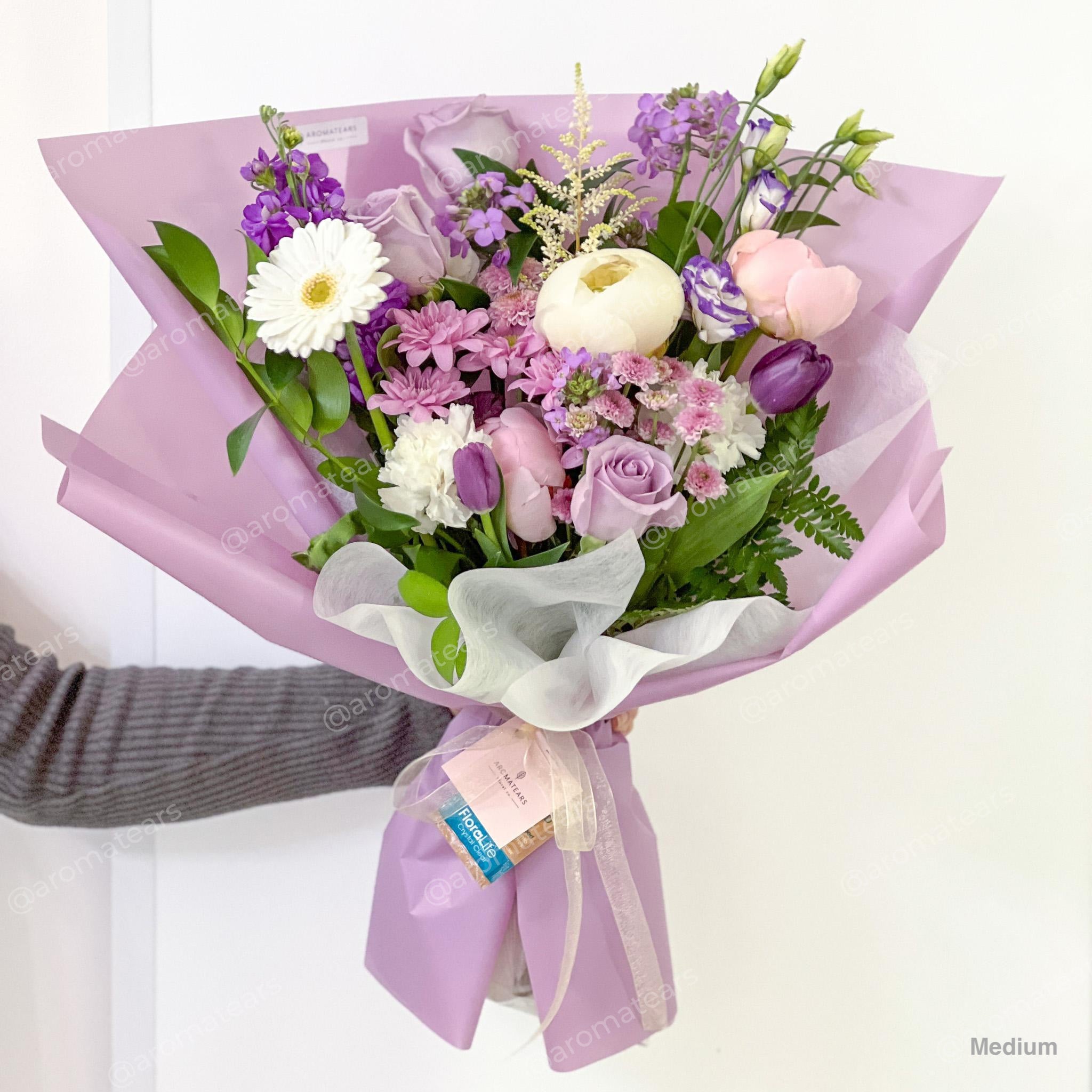 Purple Mixed - Designer's Choice Fresh Bouquet