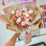 24 Soap Roses Bouquet - Aromatears flower Soap Roses