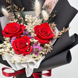 3 Preserved Roses Bouquet