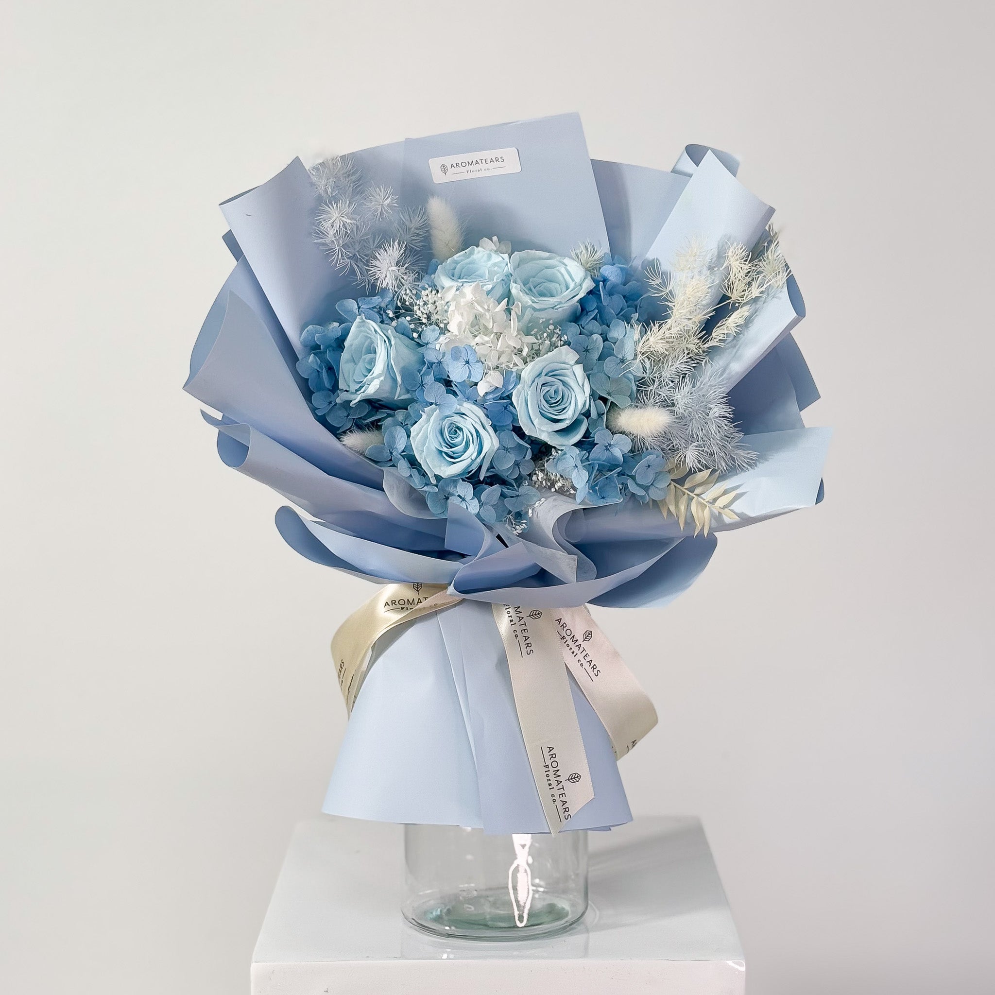 5 Preserved Rose Bouquet - Aromatears flower Rose