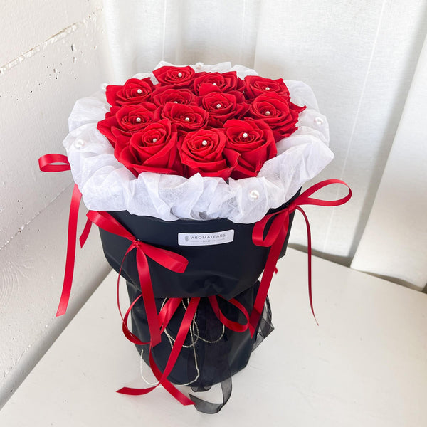 520 Preserved Roses Round Bouquet - Aromatears flowerUncategorized