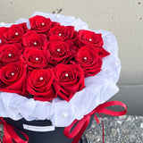 520 Preserved Roses Round Bouquet - Aromatears flower Uncategorized