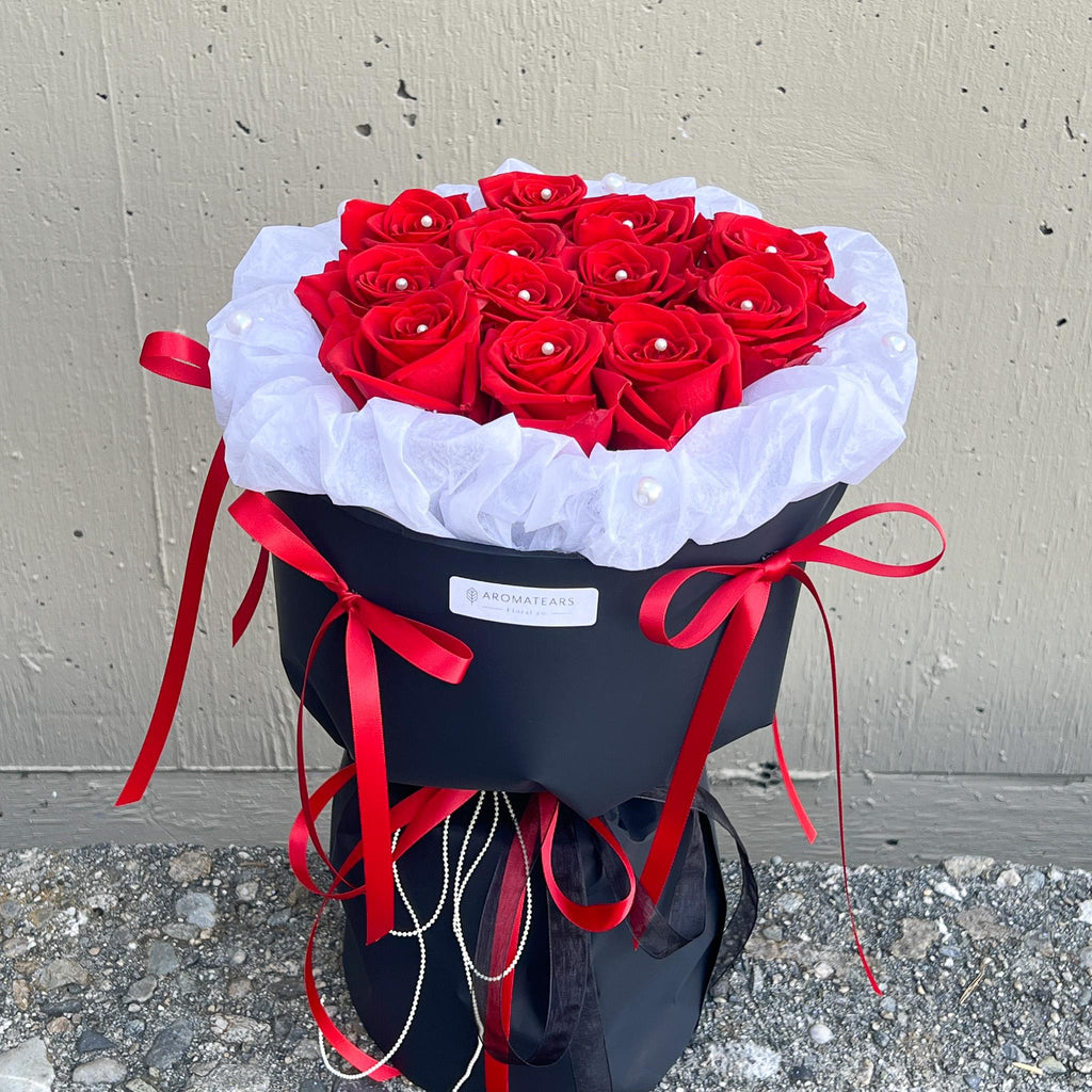 520 Roses 520 Preserved Roses Round Bouquet