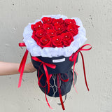 520 Preserved Roses Round Bouquet - Aromatears flower Uncategorized