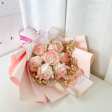 (Unavailable May 4th - 12th) Unique Collection Soap Roses Bouquet