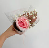(NOT Available May 9-13) My One and Only Single Fresh Rose with Wrapping