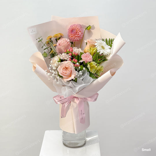 Peach Pink - Designer's Choice Fresh Bouquet