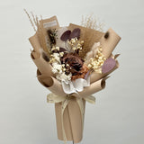 (Limited) Chocolate - Single Preserved Rose Bouquet (Joyce ONLY)