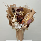 (Limited) Chocolate - Single Preserved Rose Bouquet (Joyce ONLY)