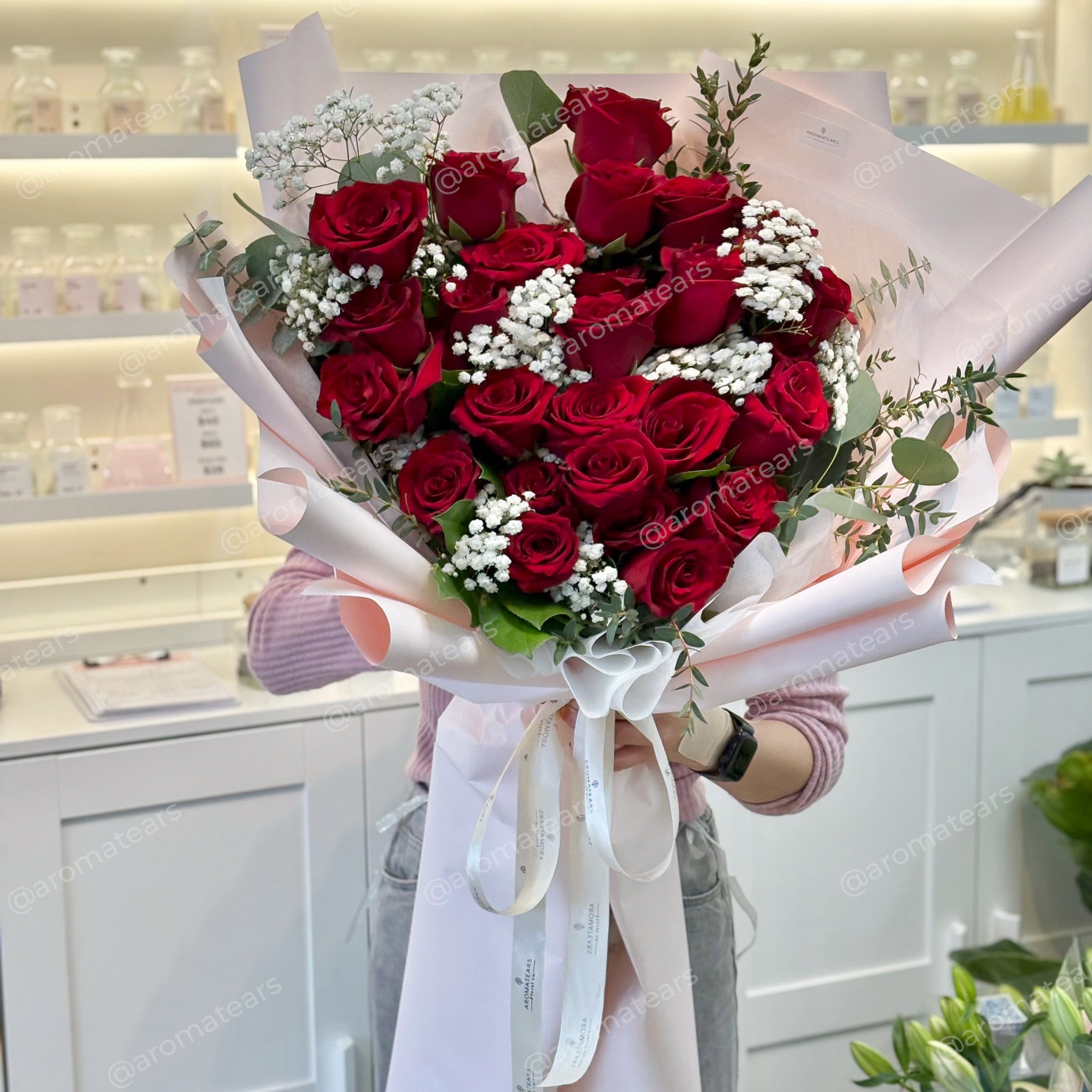 Grande Luxury Giant Fresh Rose Bouquet