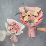 Romantic 6 Fresh Roses Bouquet