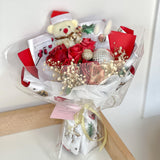 Winter Soap Flowers Bouquet - Small (Winter/ Santa Bear Included)