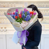 Tulip & Hyacinth - Designer's Choice Fresh Flower Bouquet