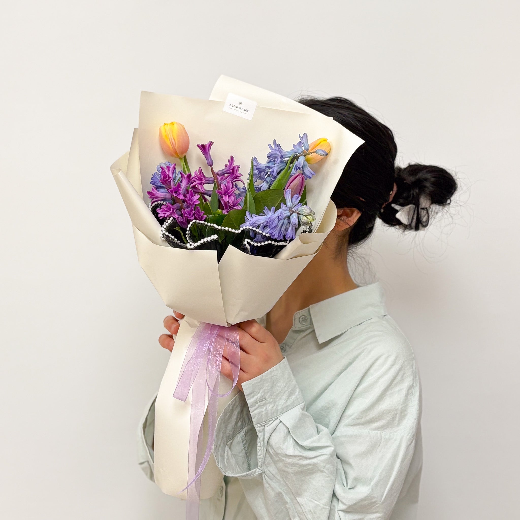 Tulip & Hyacinth - Designer's Choice Fresh Flower Bouquet