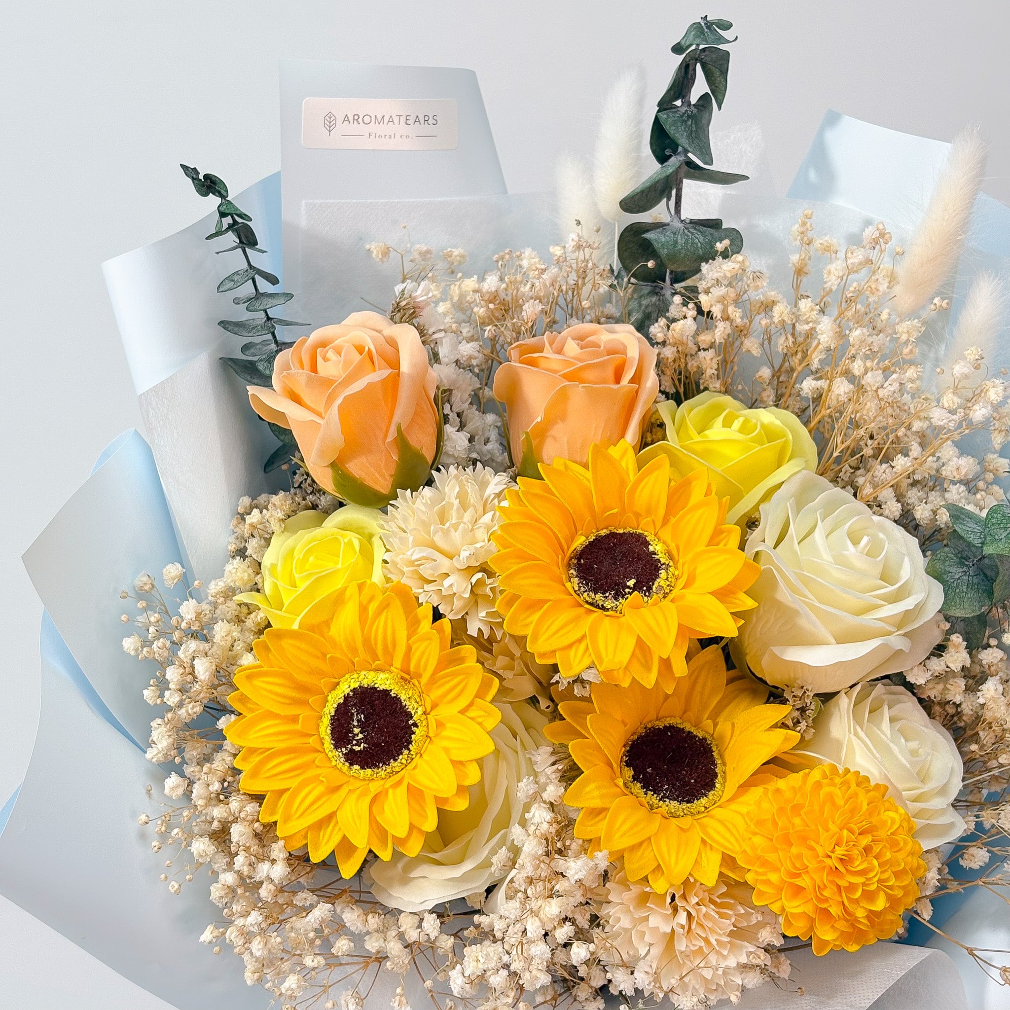 Graduation Special Sunflower Soap Bouquet