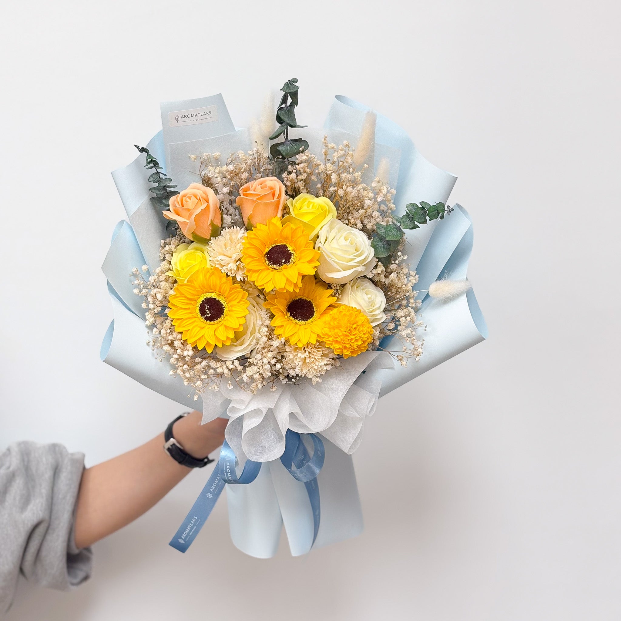Graduation Special Sunflower Soap Bouquet