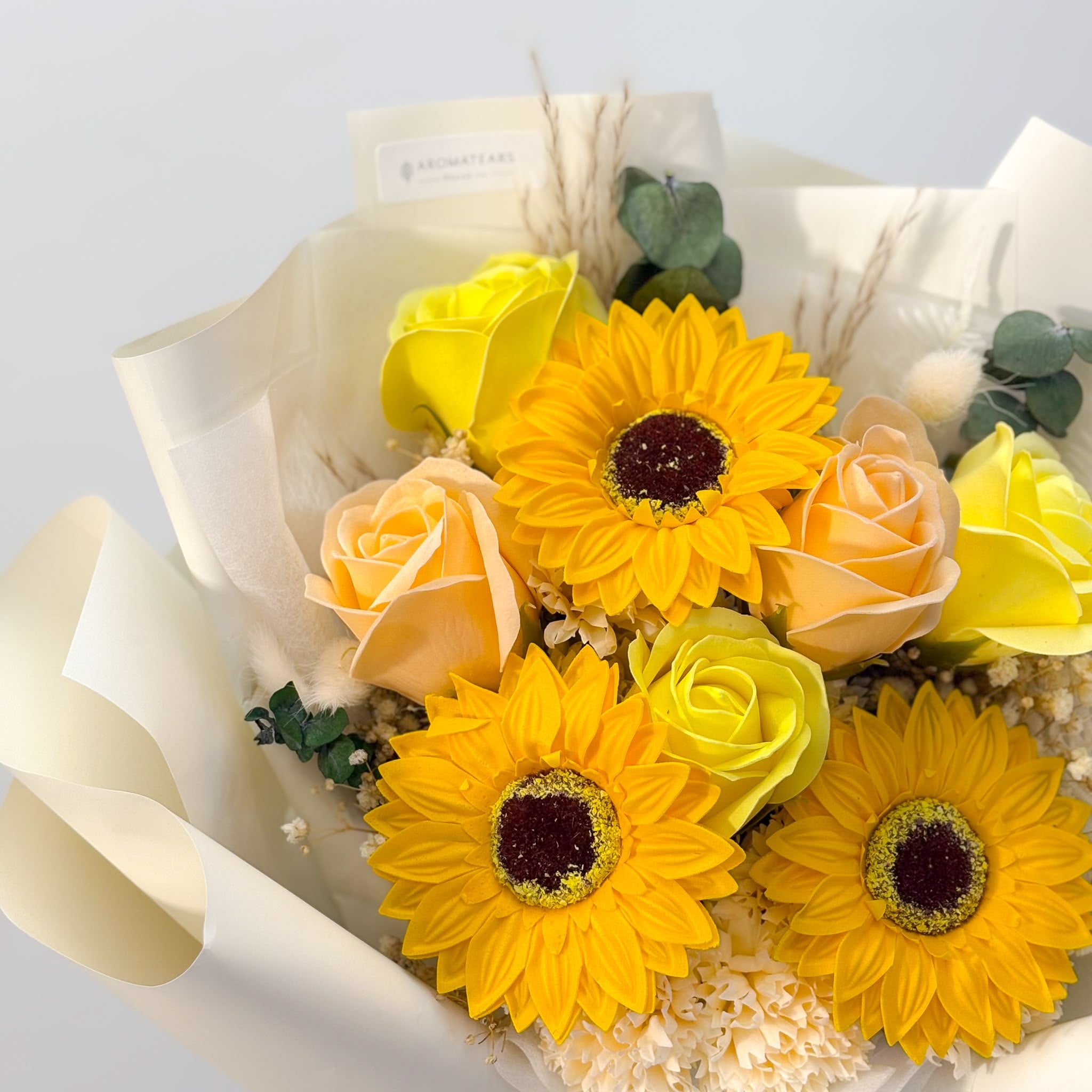 Graduation Special Sunflower Soap Bouquet