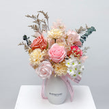 (Mother's Day Special) Soap Flower Vase Arrangement - Online ONLY
