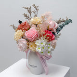 (Mother's Day Special) Soap Flower Vase Arrangement - Online ONLY