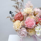 (Mother's Day Special) Soap Flower Vase Arrangement - Online ONLY