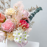 (Mother's Day Special) Soap Flower Vase Arrangement - Online ONLY