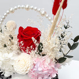 Luxe Collection Preserved Rose Basket - Online ONLY