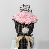 Luxe Collection Soap Rose Round Bouquet w/ Pearl Hoop