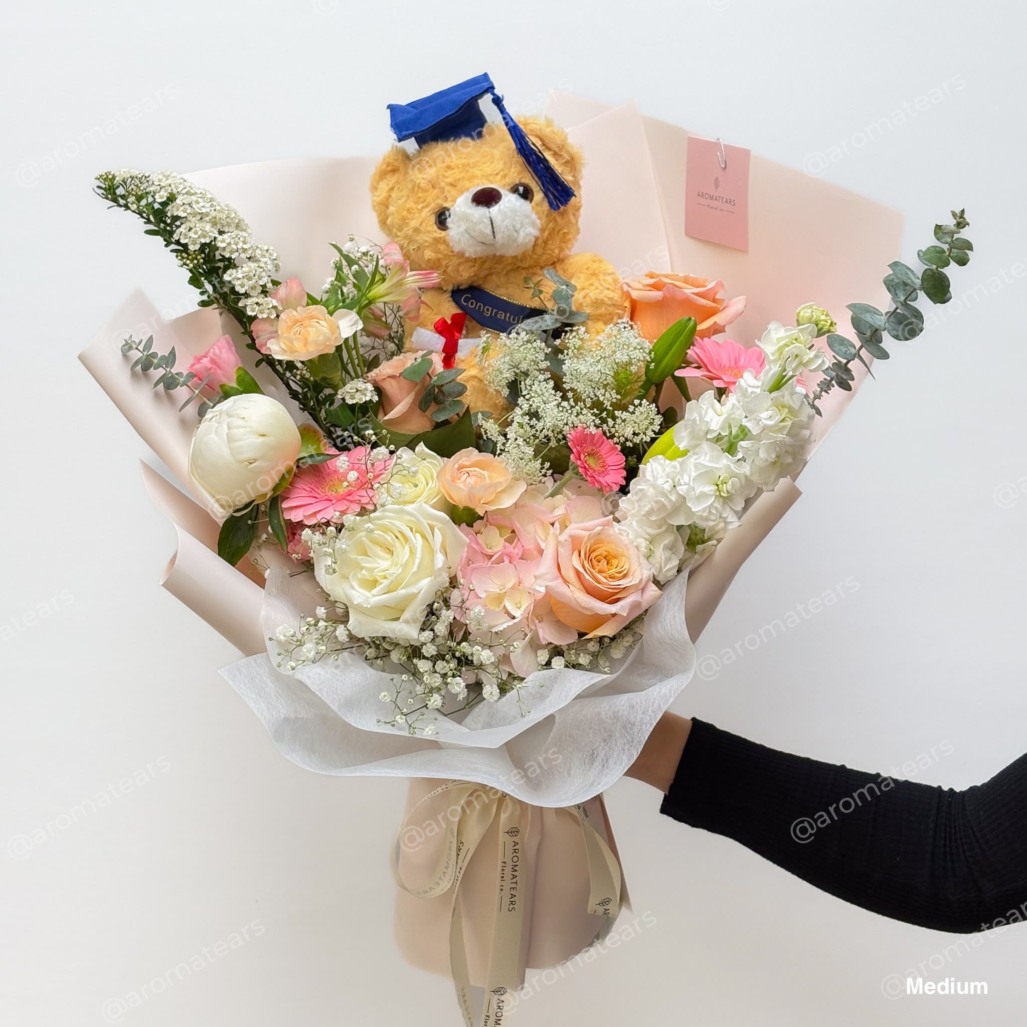 Peach Pink - Designer's Choice Fresh Bouquet