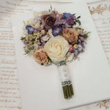 Preserved Fresh Flower Wedding Bouquet in Frame