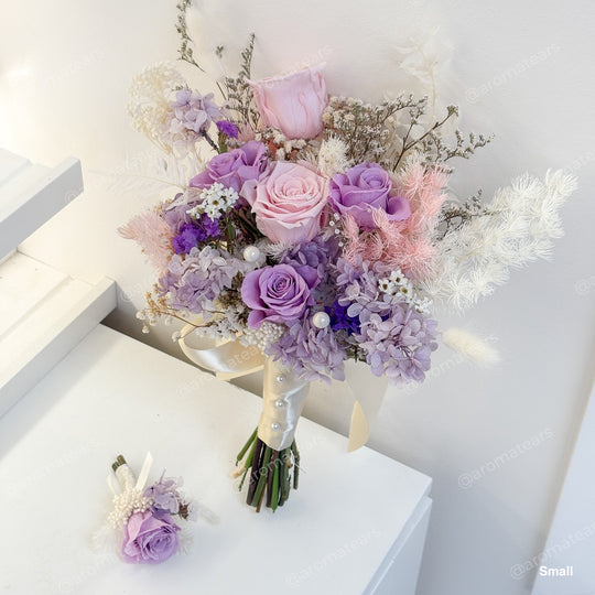 Preserved flower Wedding Bouquet