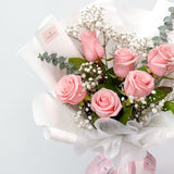 Romantic 6 Fresh Roses Bouquet