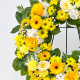 Standard - Designer's Choice Fresh Flowers Funeral Wreath