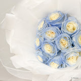 Unique Color - Fresh Round Roses Bouquet