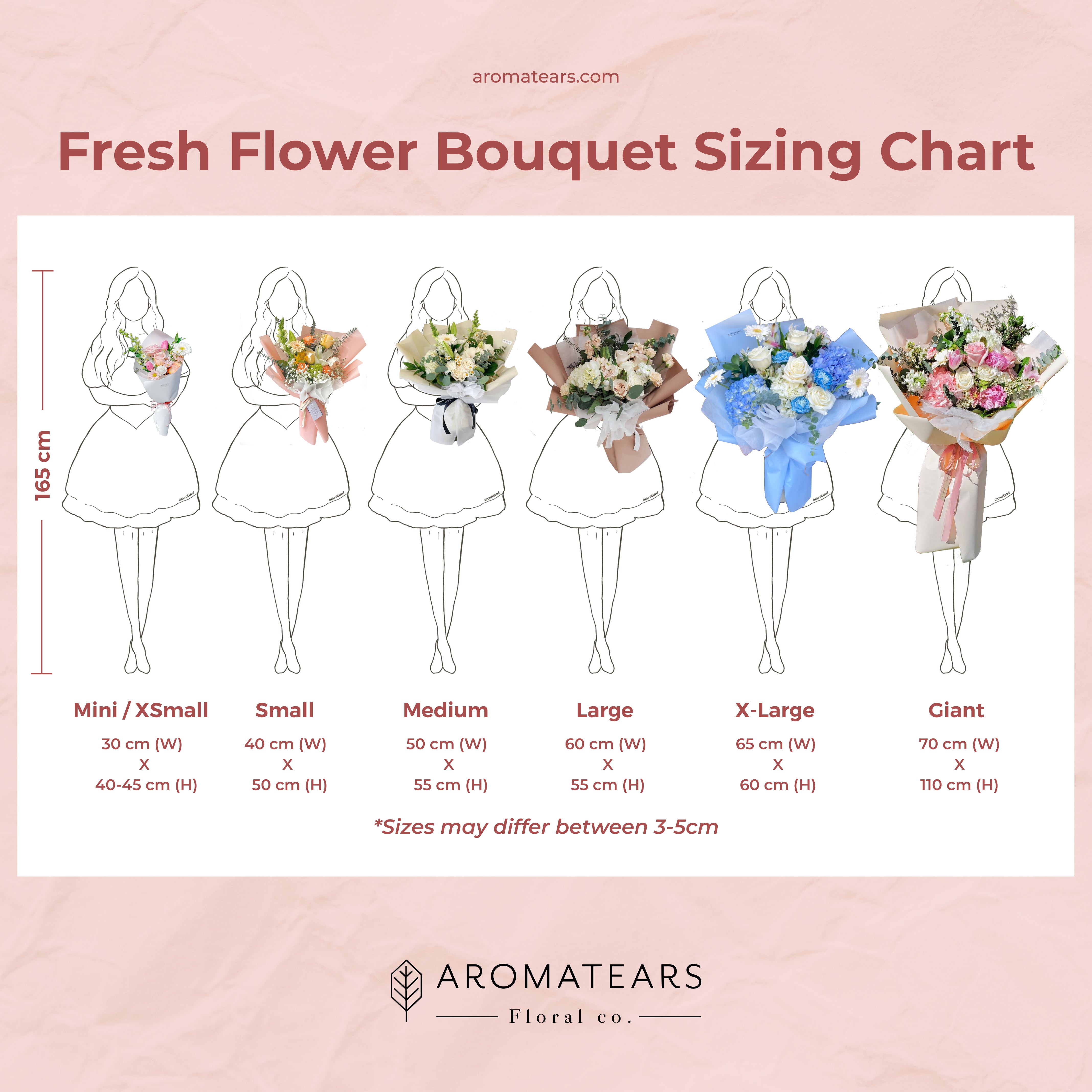 Peach Pink - Designer's Choice Fresh Bouquet