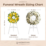 Delux - Designer's Choice Fresh Flowers Funeral Wreath