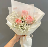 Romantic 3 Fresh Rose Bouquet