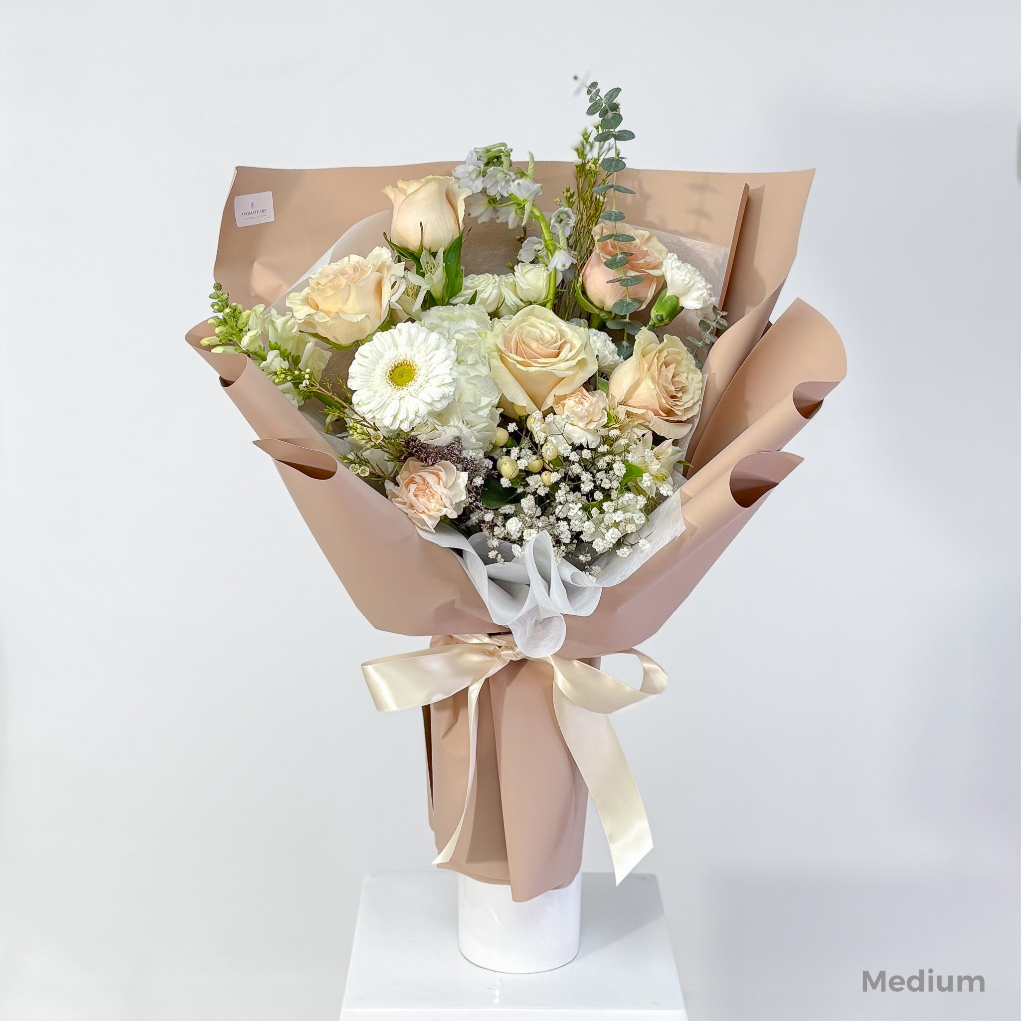 Champagne - Designer's Choice Fresh Bouquet - Aromatears flower Designer Choice