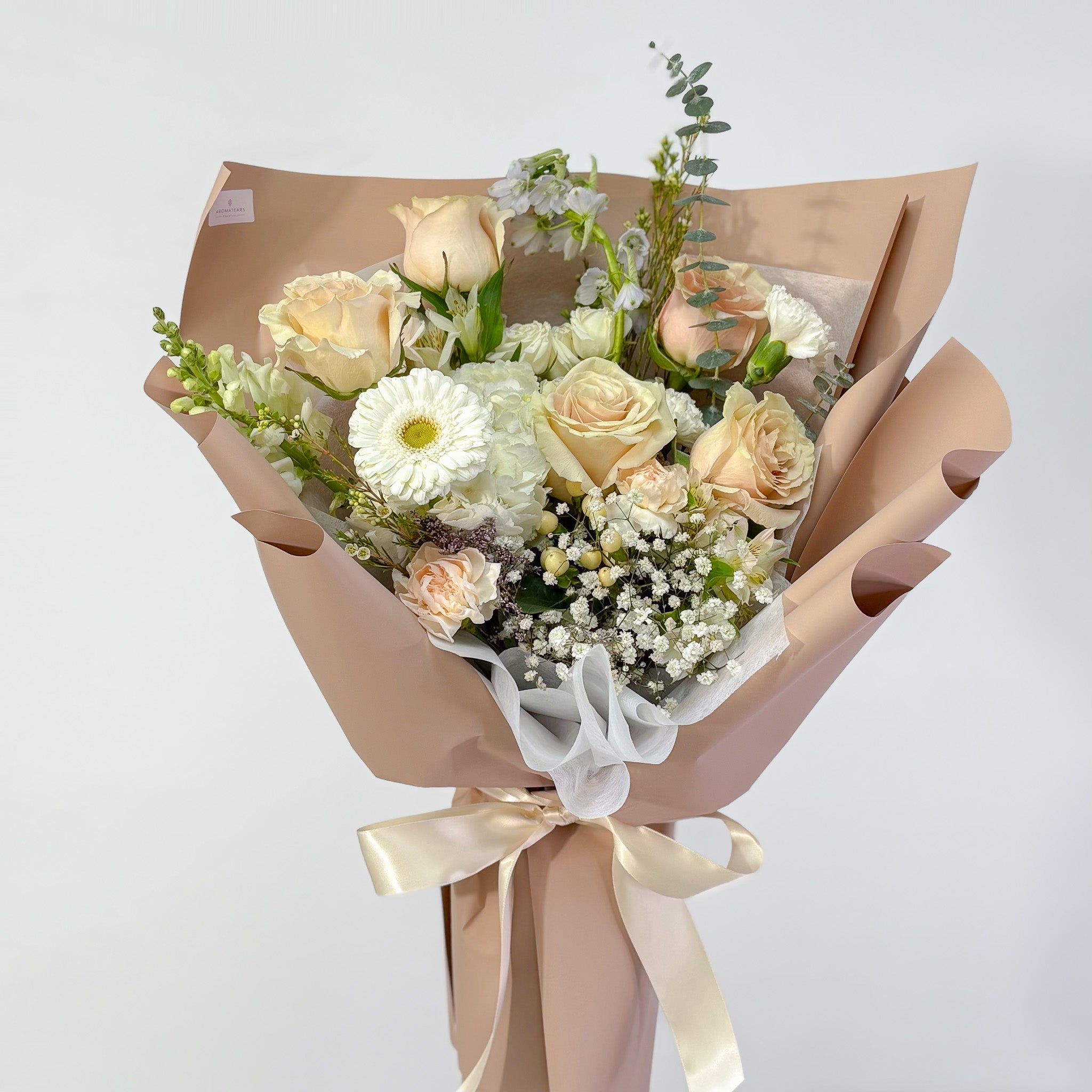 Champagne - Designer's Choice Fresh Bouquet - Aromatears flower Designer Choice