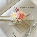 Custom Corsage OR Boutonnière - Preserved or Soap Flower - Aromatears flower General
